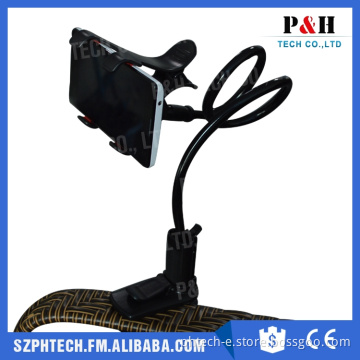 Flexible long arm neck universal tablet sofa desktop mount lazy phone holder, plastic holder bed slats, bed holder